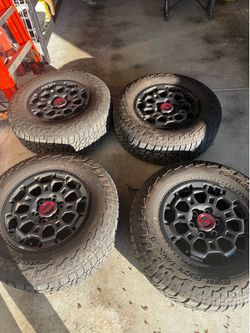 2026 Toyota Tundra TRD Pro OEM BBS Forged Wheels + Falken Wildpeak Tires — $1800