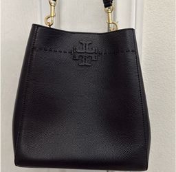 Large Tory Burch McGraw Bucket Bag Shoulder Purse