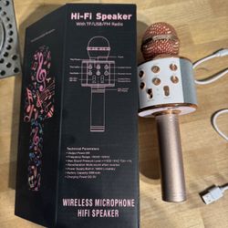 Microphone Hifi Speaker 