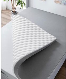 2" Bamboo Charcoal Memory Foam Mattres with Fitted Cover (2” Calking)