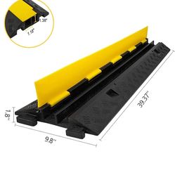 Air tools,  Air hose or electric cable cover, two chanel  11000lb withstand