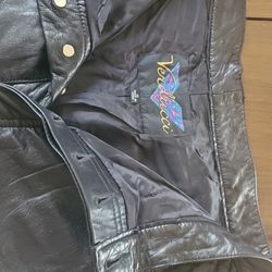 Verducci Large Black Lambskin Riding Pants