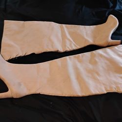 Thigh High Velvet Boots