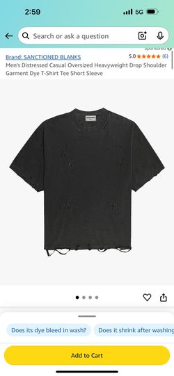 DISTRESSING TEES ( JOB OFFERING)