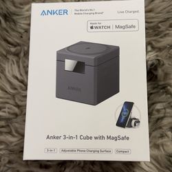 Anker MagSafe Charger Stand,Anker 3-in-1 Cube with MagSafe
