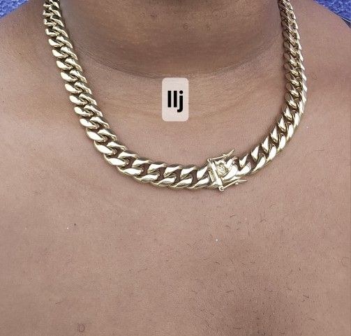 I Deliver I Ship 14k Gold Plated Chain