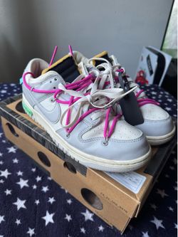 DS Nike Dunk  Low Off-White “Lot 30 of 50” sz9.5