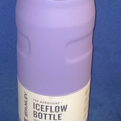 New Stanley Purple Aerolight Ice Flow Bottle & Cap & Carry Lid
