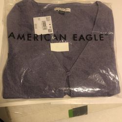 American Eagle Cropped Cardigan Small