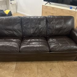 Leather Couch 