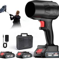 new 21V Cordless Leaf Blower, 990000 RPM High-Speed,6000MAh Large-Capacity Batteries & Fast Charger Included, Lightweight Handheld Blower for Lawn/Gar