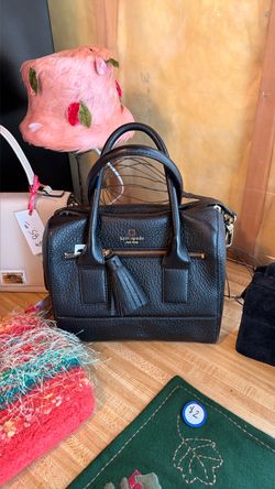 Kate Spade New York Black Leather Satchel