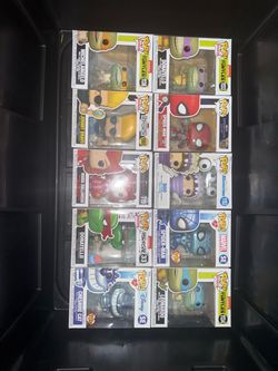 Funko Pop Collection – 24 Pops – Marvel, Disney, TMNT, DBZ & More