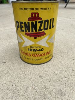 Vintage Pennzoil Cans