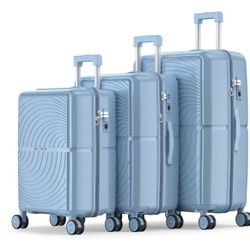 3-Piece Hard Shell Luggage Set – Durable, Stylish & Travel-Ready