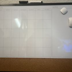 Monthly Calendar Whiteboard 