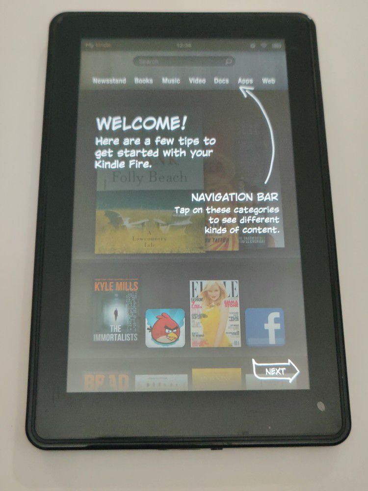 Amazon Kindle Fire 7-inch Tablet - Excellent Condition