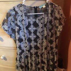 Black and White Dress (L) Never Worn