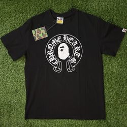 Bape X Chrome Heart T Shirt 