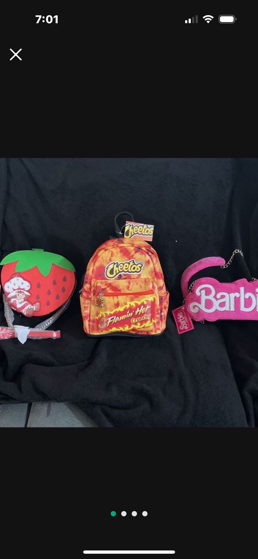 Cheetos-Strawberry Shortcake & Barbie Bags $35 EACH Firm 🔥🔥Cash Only Pls