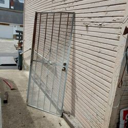 Security door     Hinge bar 25 Dollars.