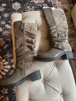 Nadine Upper Leather Women’s Size 7 Boots