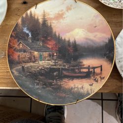 Thomas Kinkade Art Plate 