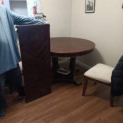Wood Tableand Chairs Free