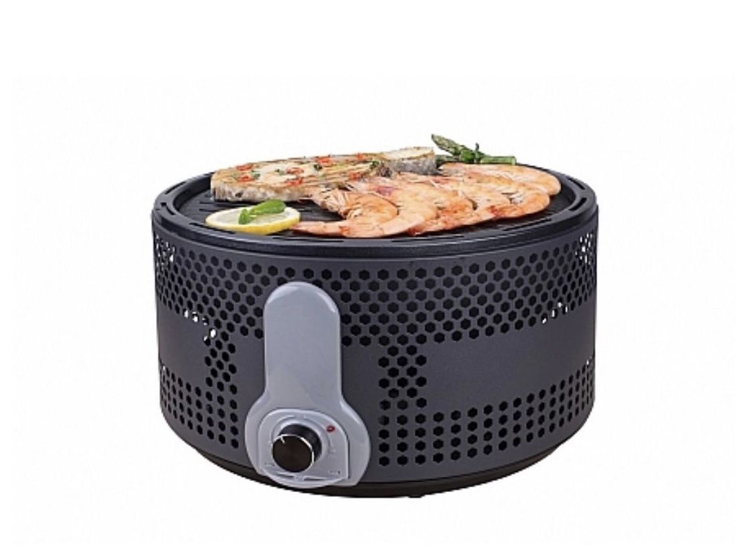 Gourmia Portable Charcoal Electric BBQ Grill