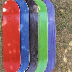 Blank And Graphic Skateboard Decks 