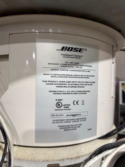 Bose FreeSpace 3 Series II Commercial Speaker Lot – Taking Offers
