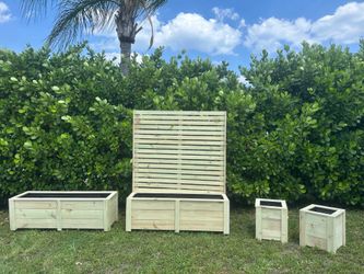 Planter boxes custom sizes