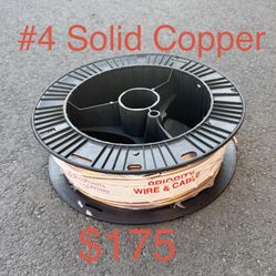 #4 Bare Copper Ground Conductor, 4 Gauge Wire, Electrician, Electrical Contractor, Building Materials 