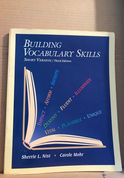 Building Vocabulary Skills - Short Version Third Edition (Sherrie L. Nist & Carole Mohr)