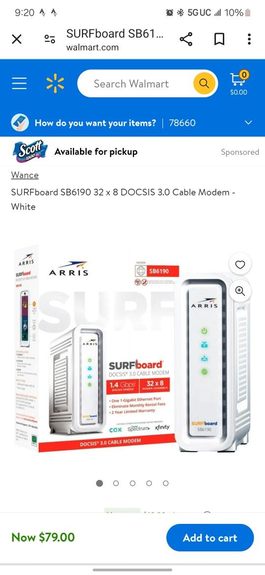 ARRIS SURFboard Cable Modem