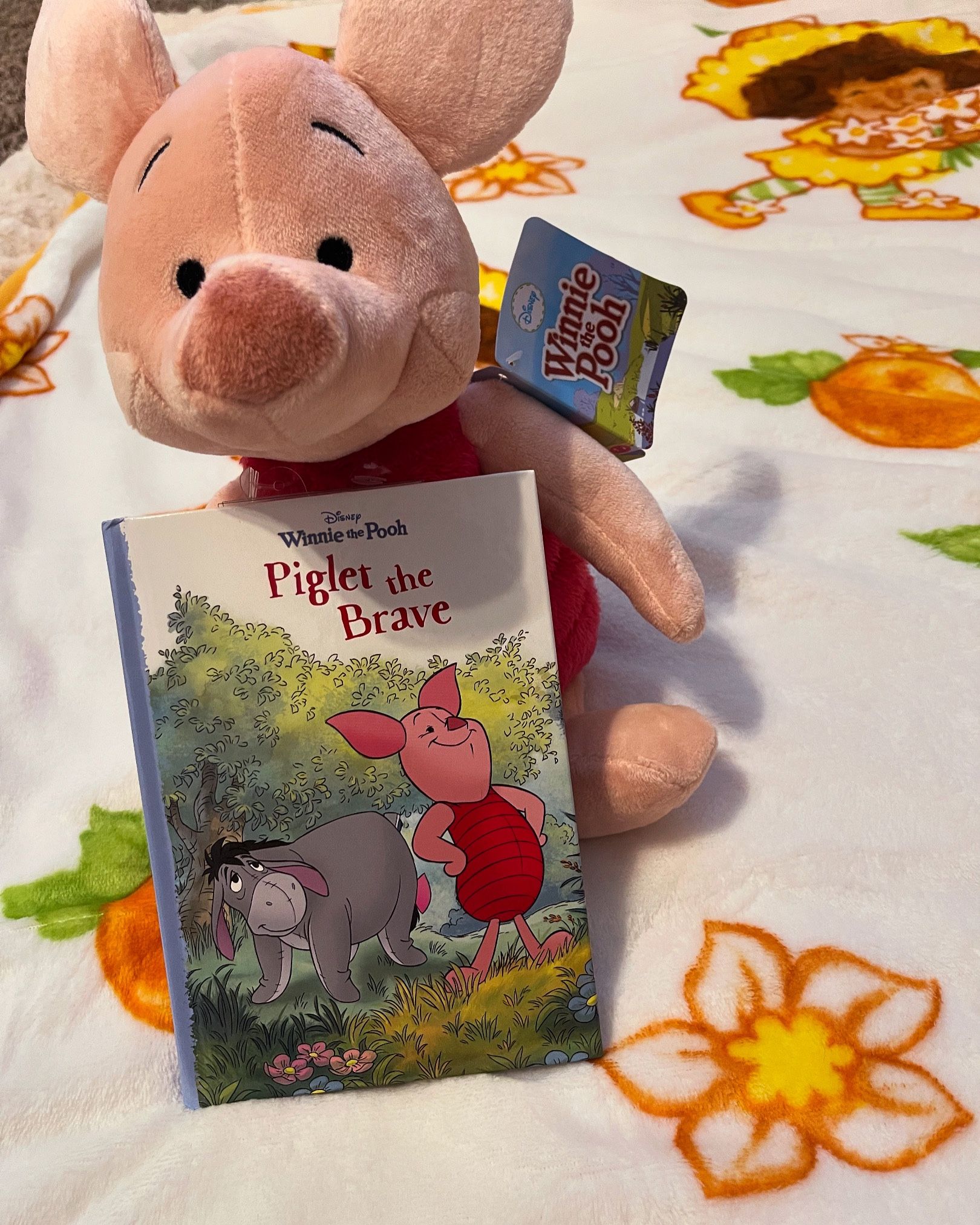 Piglet Plushie And Book