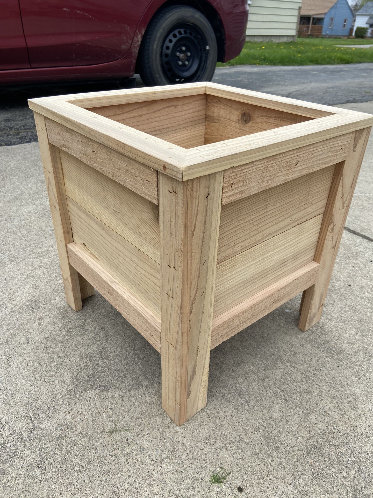 Raised Bed Cedar Planter Box