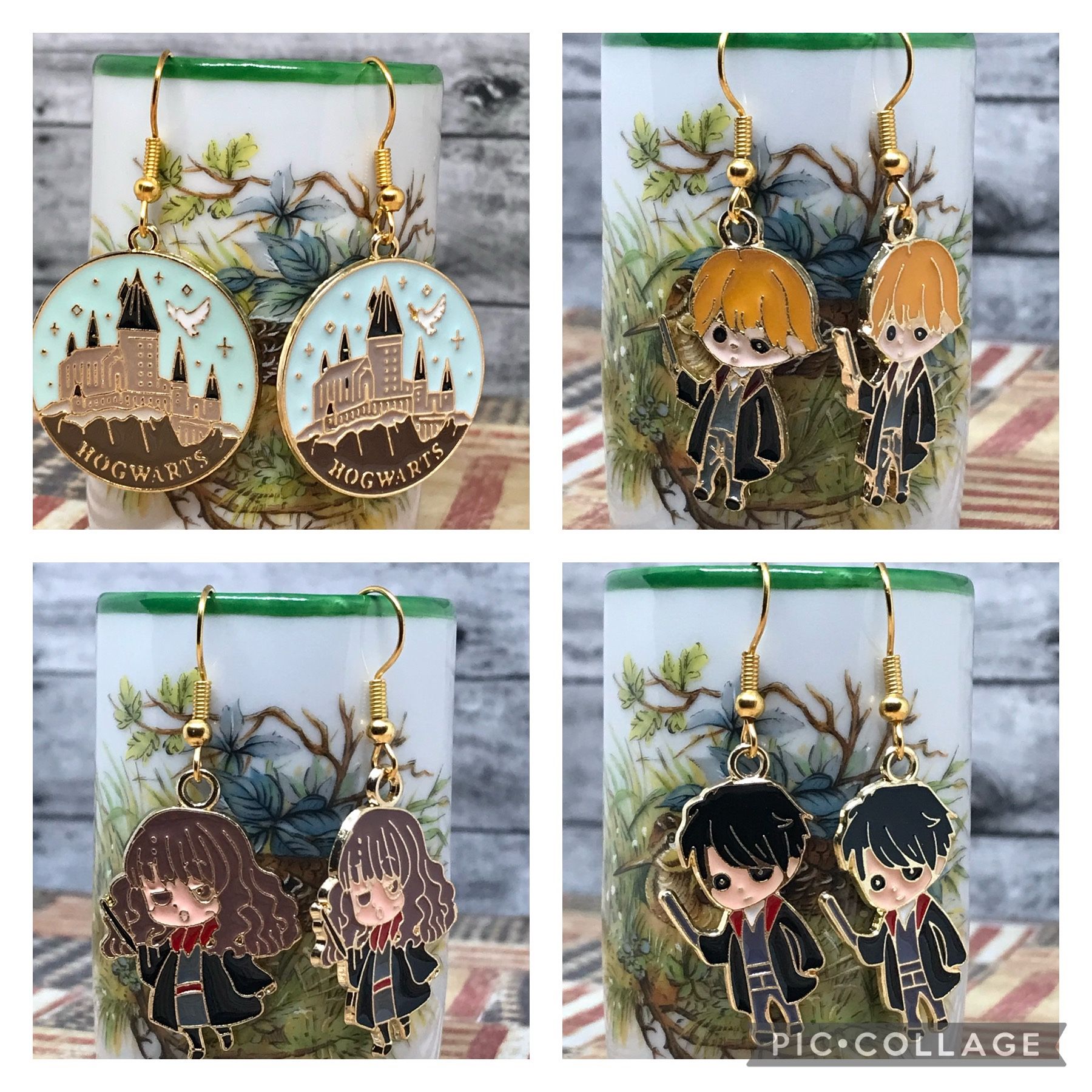 Harry Potter Wizard Earring Set
