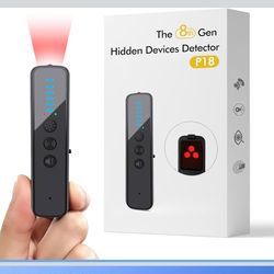 Upgraded Hidden Camera Detector - AI-Powered Anti-Spy Device, GPS Tracker & Bug Detector, Portable RF Signal Scanner for Hotels, Travel, Home & Office