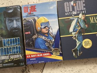 Neat lot of vintage GI Joe 12 Inch scale dolls action figures New In Box