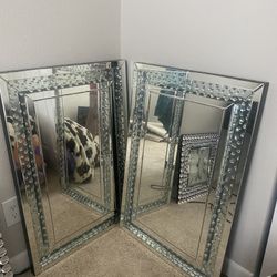 2 Set Diamond Mirror 