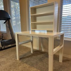 IKEA Student Childrens Adjustable Height Desk & Shelf