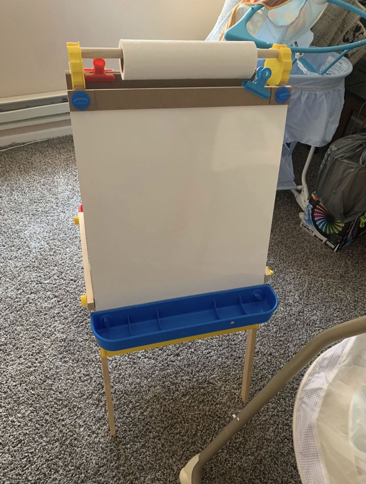 Melissa And Doug Double Sided Easel - Whiteboard And Chalkboard