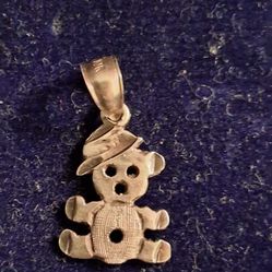 10 k Gold Teddy Bear Charm