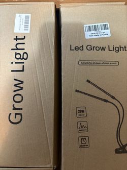 LED Grow Light for Indoor Plants - Full Spectrum with Adjustable Gooseneck