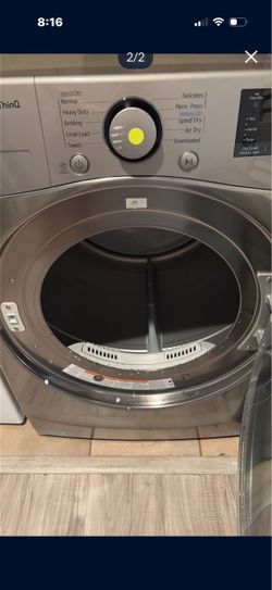 LG ThinQ electric dryer
