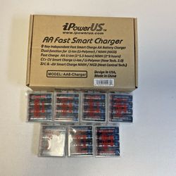 28 batteries - PROFESSIONAL  iPowerMax AA3610  AA  Recharg   + 8-Bay FAST CHARGE