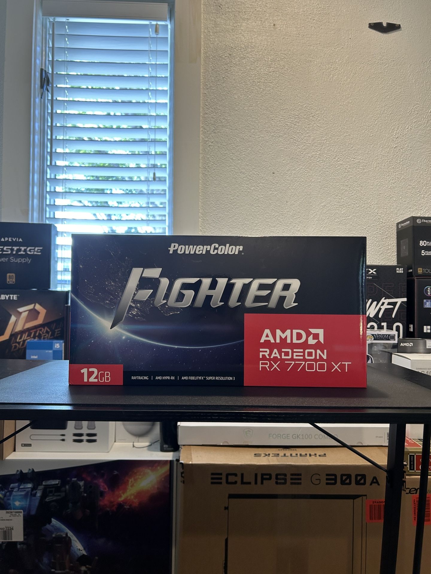 BRAND NEW AMD RADEON RX 7700XT 12GB POWERCOLOR FIGHTER