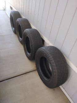 I HAVE 4 FALKEN LT265/70R17 TIRES