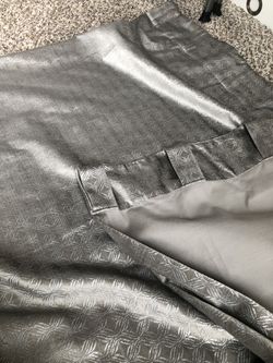 BEAUTIFUL 2 NEW WEST ELM PANELS CURTAINS IN SIZE 95 ROOM DARKENING